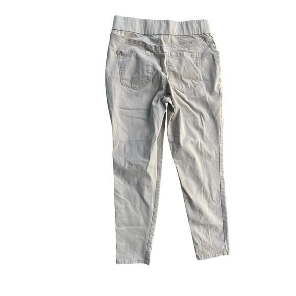 NINE WEST JEANS SIZE 6 KHAKI CROP PANTS - Picture 1 of 4